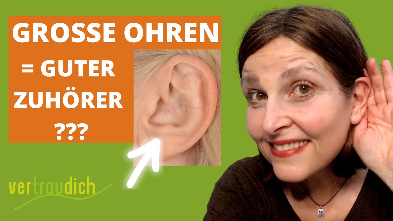 Face-Reading: Was deine Ohren über dich verraten!