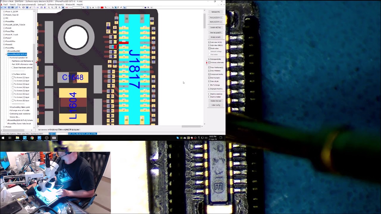 A simple repair iphone 6 plus no audio