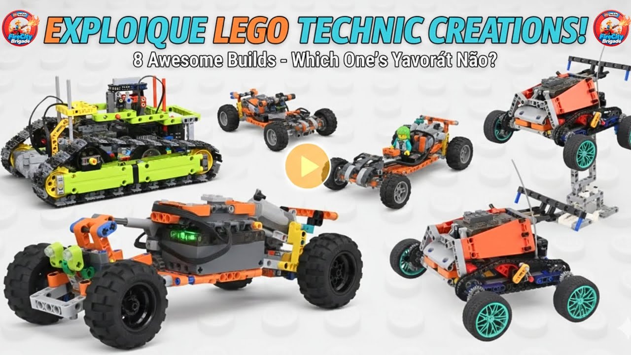 I Made 8 LEGO RC Cars... Guess Which One Is The Coolest?