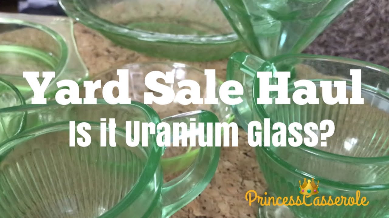 Yard Sale Haul: Is it Uranium Glass?