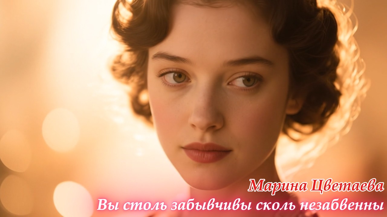 Марина Цветаева — Вы столь забывчивы, сколь незабвенны | Песня на стихи (Melodies of the Poetry)