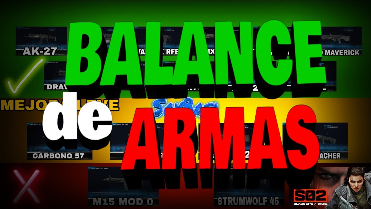 BALANCE de ARMAS cambiaron cositas 🧐|WARZONE BO7