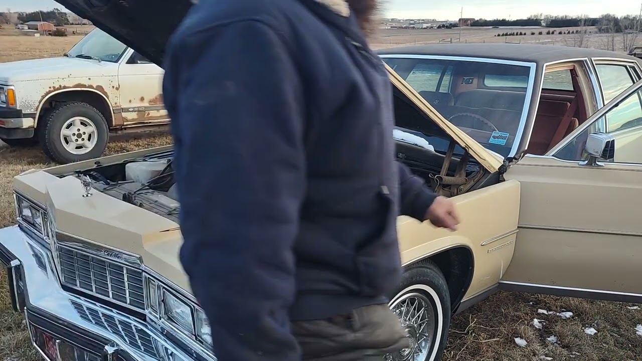 1977 Cadillac Fleetwood Will it Run after 1year Cold start