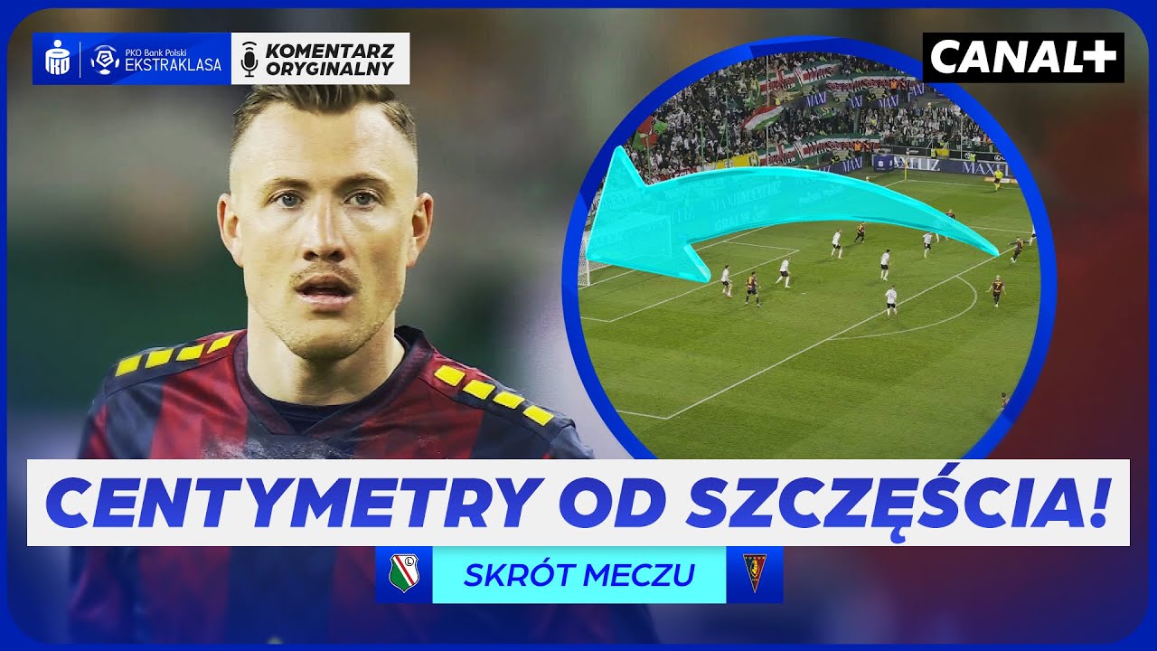 ZABRAKŁO NIEWIELE! BRAMKARZE W ROLACH GŁÓWNYCH! LEGIA - POGOŃ, SKRÓT MECZU