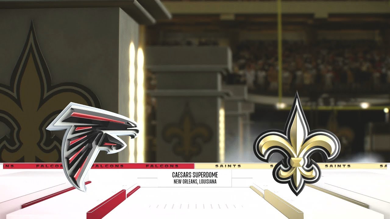 Madden NFL 26 - Atlanta Falcons Vs New Orleans Saints PS5 Simulation Week 12 (Updated Rosters)