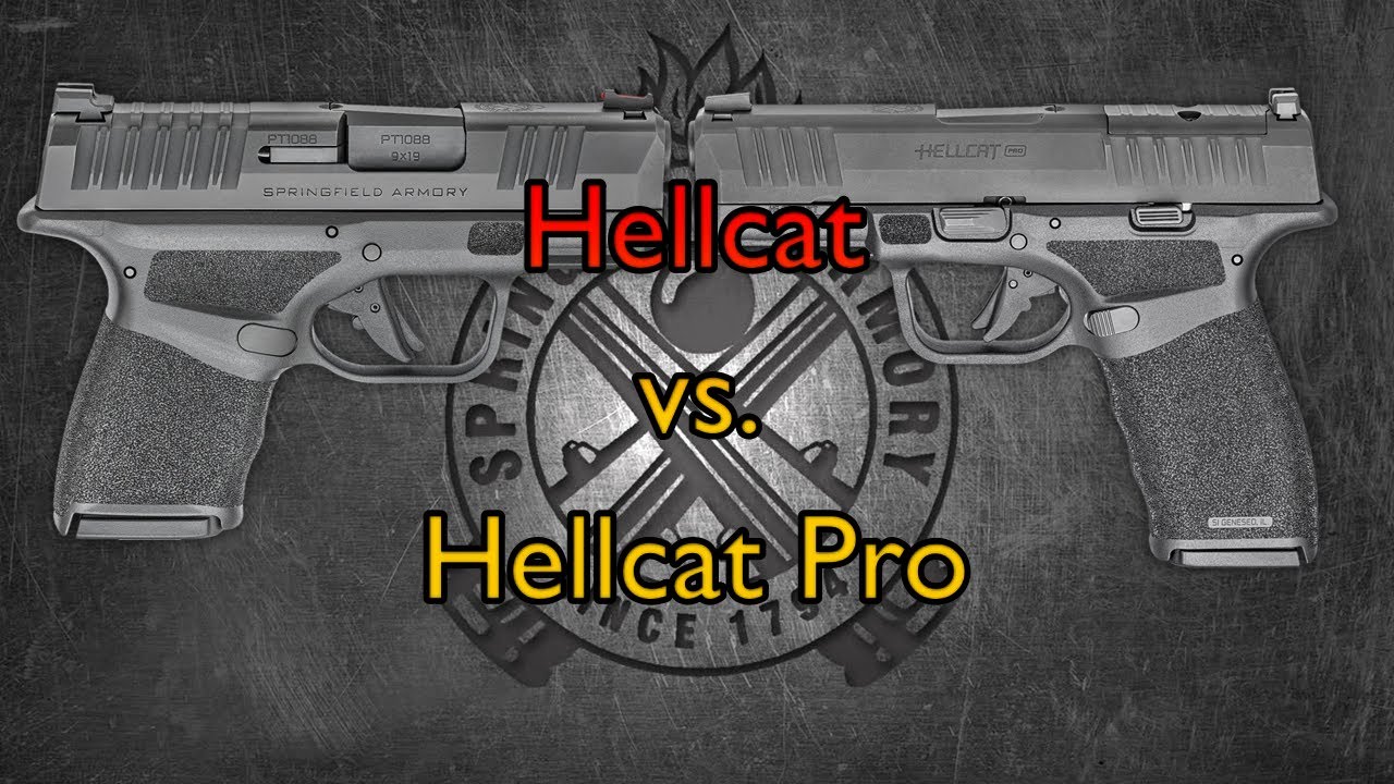 Springfield Armory Hellcat против Hellcat Pro: сравнение и стрельба на полигоне!