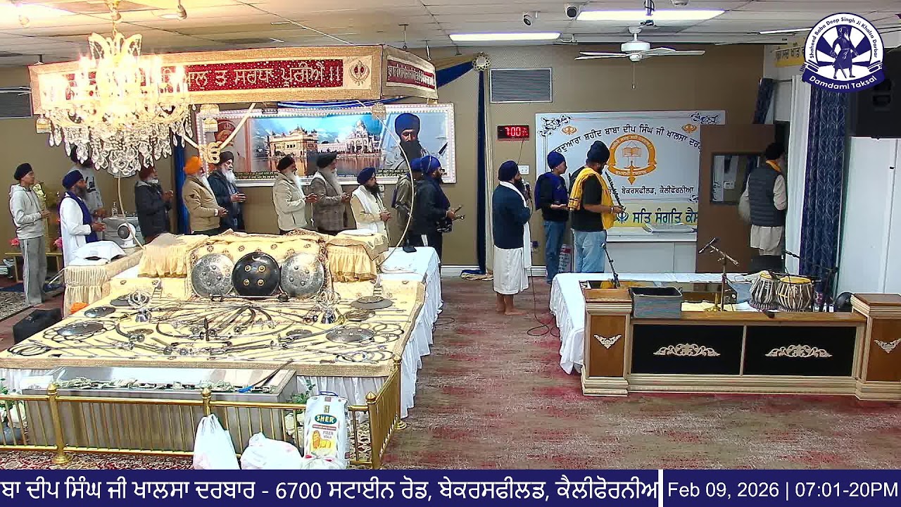 Live Evening Diwan (2/9/26) - Gurdwara Shaheed Baba Deep Singh Ji Khalsa Darbar