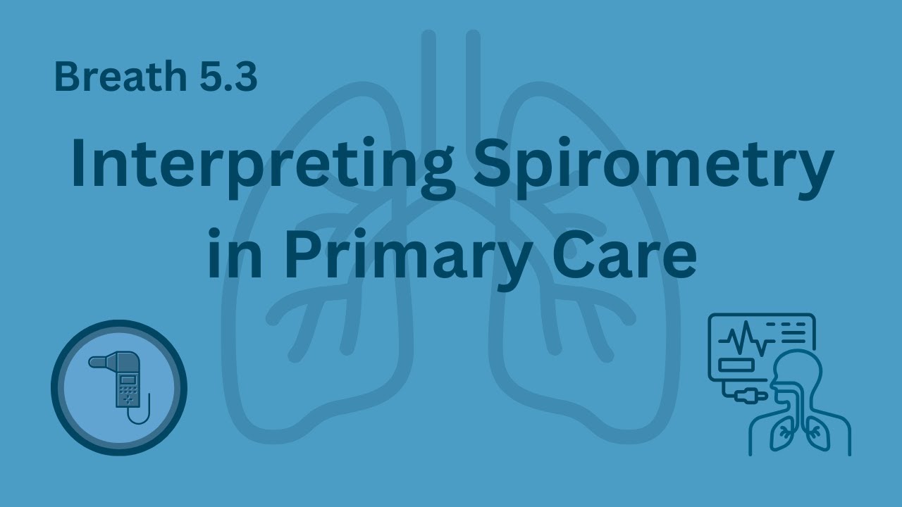 5.3: Interpreting Spirometry in Primary Care - Obstruction, Quality & LLN | IPCRG Breaths