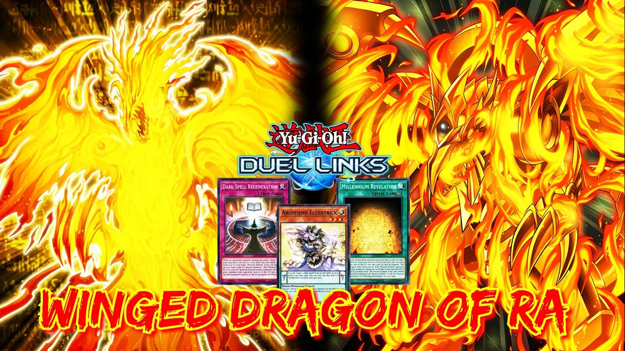 WINGED DRAGON OF RA DECK DUEL LINKS RANKED DUEL REPLAY + DECKLIST [YU GI OH! DUEL LINKS]