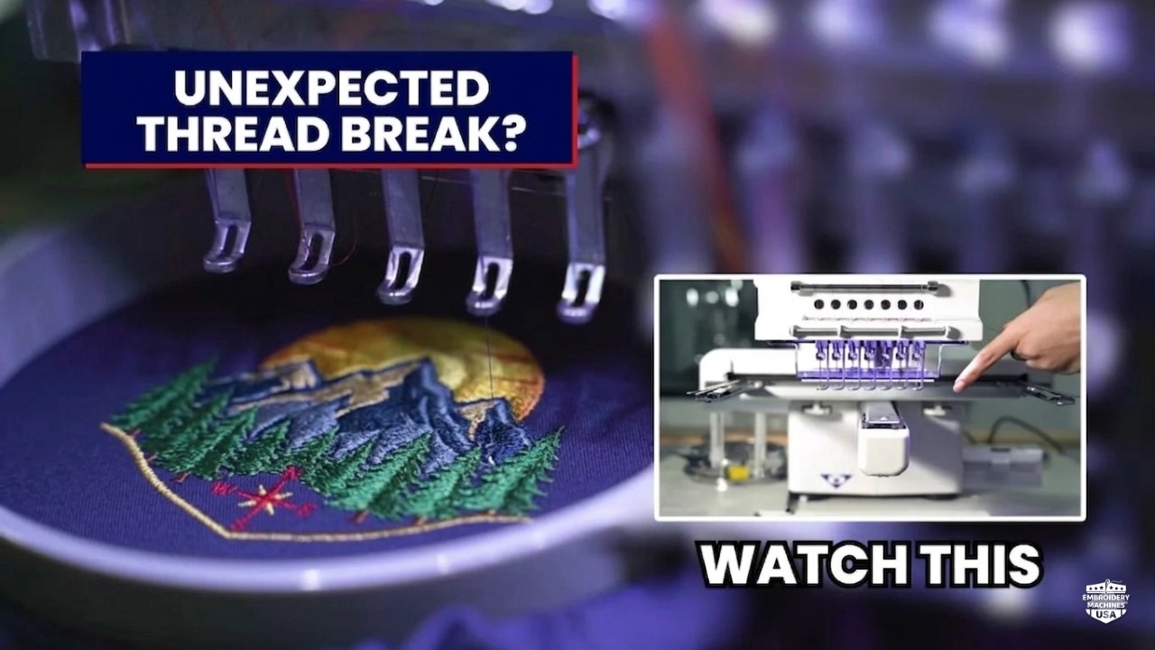 Unexpected thread break? 🤔 This could be one of the causes! | HappyJapan Embroidery Machines