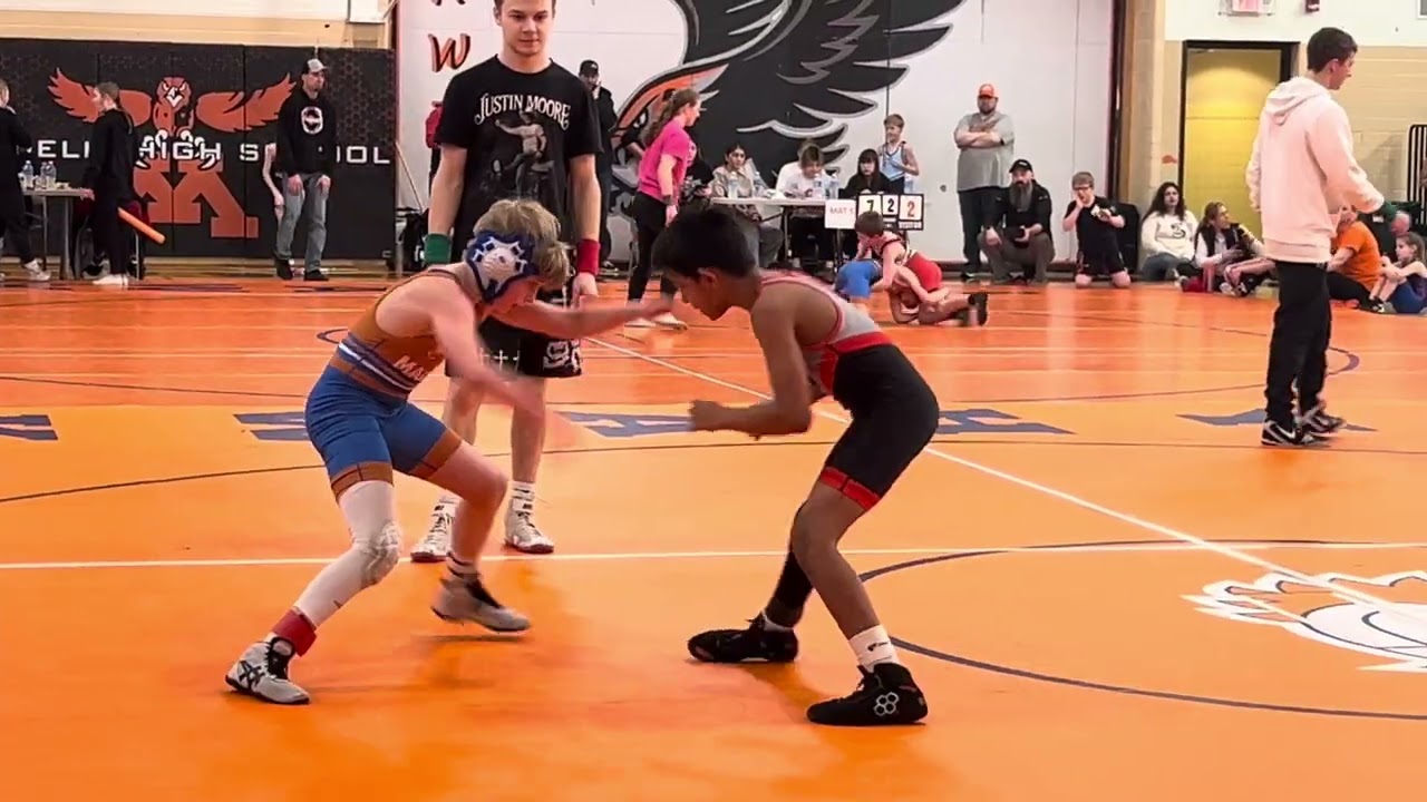 Israel wrestling, Madelia, 2/8/26, 2/3, 5th grade