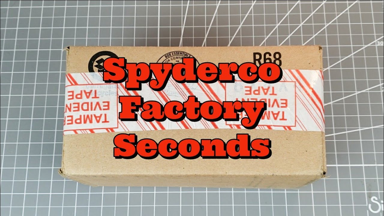 Spyderco Factory Seconds Unboxing | Part 1