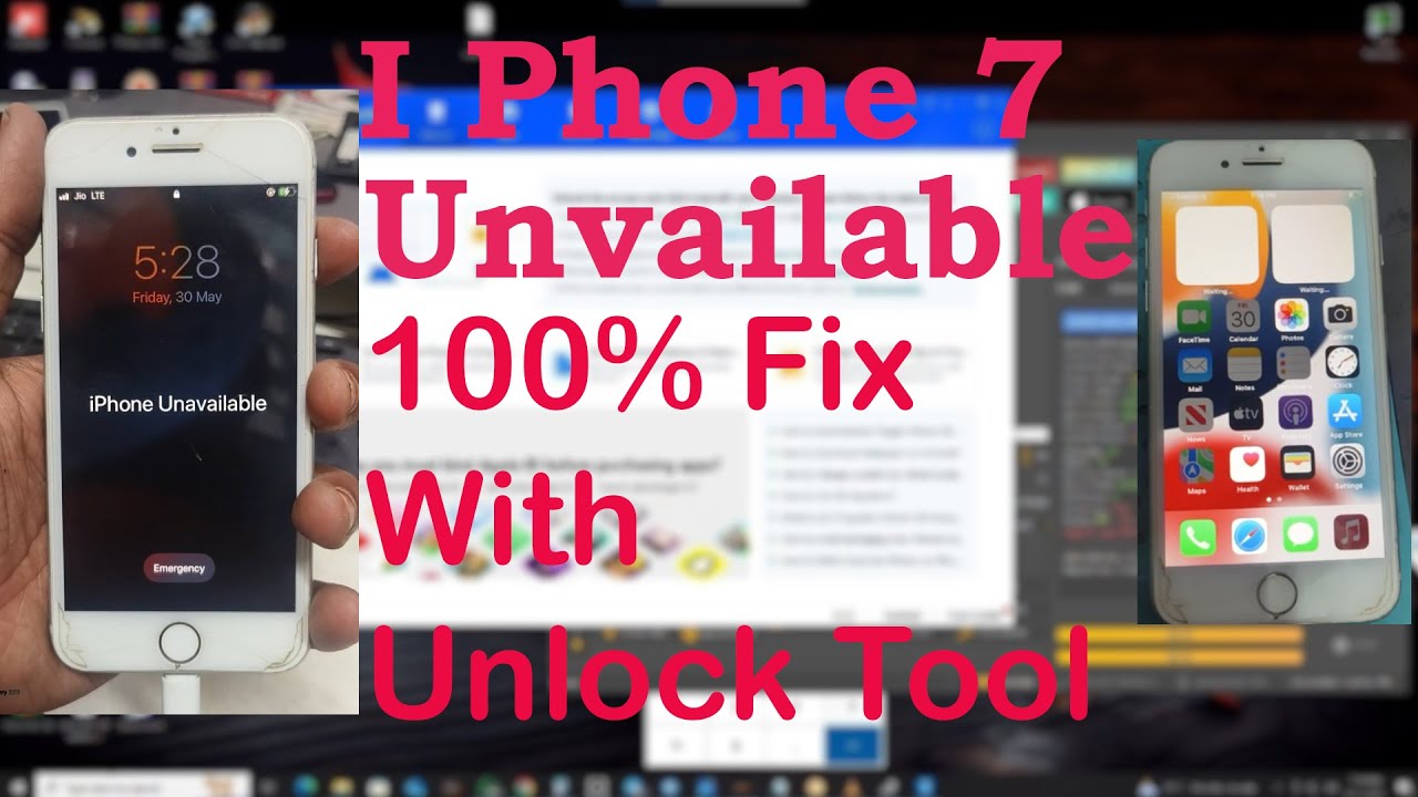 Iphone 7 Unavailable  / How To Fix Unavailable With Unlock Tool