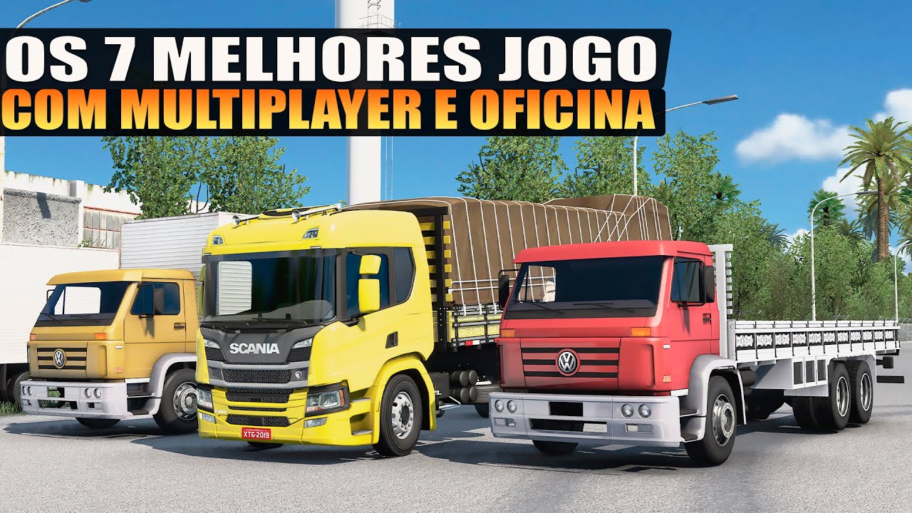 OS 7 MELHORES Jogos De Caminhão Com MULTIPLAYER E OFICINA Para Celular