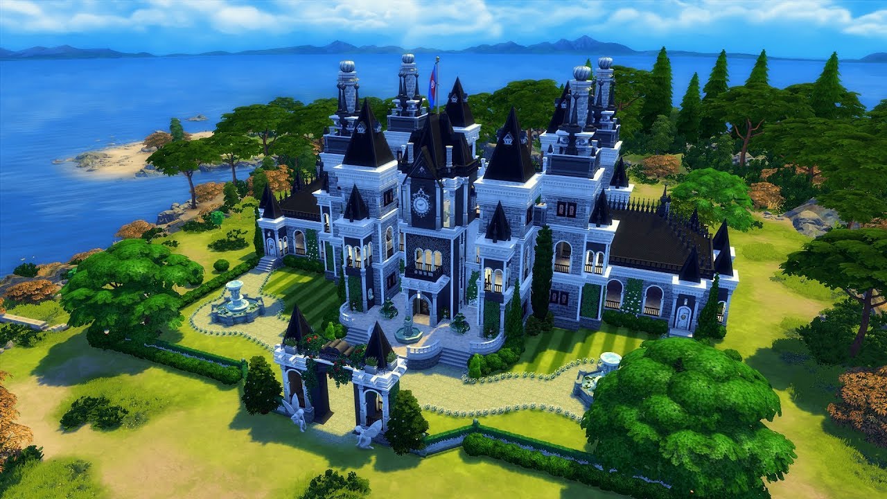The Sims 4 || Speed Build || Millionaire's Row - Highbourne Castle - Exterior