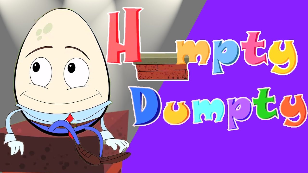 Humpty Dumpty saß auf einer Wand | -Kinderreimbild in Deutsch