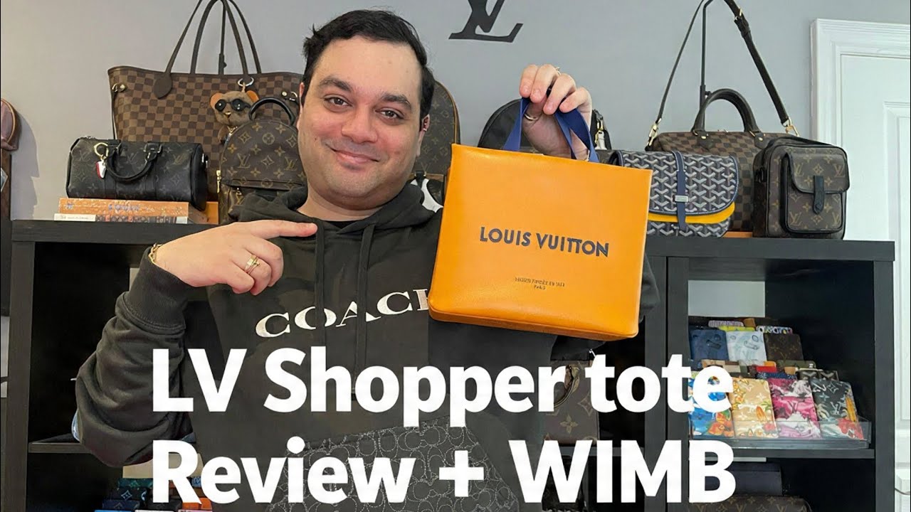 LOUIS VUITTON MINI SHOPPER TOTE: WIMB + Full Review #louisvuitton #Minishoppertote #whatsinmybag