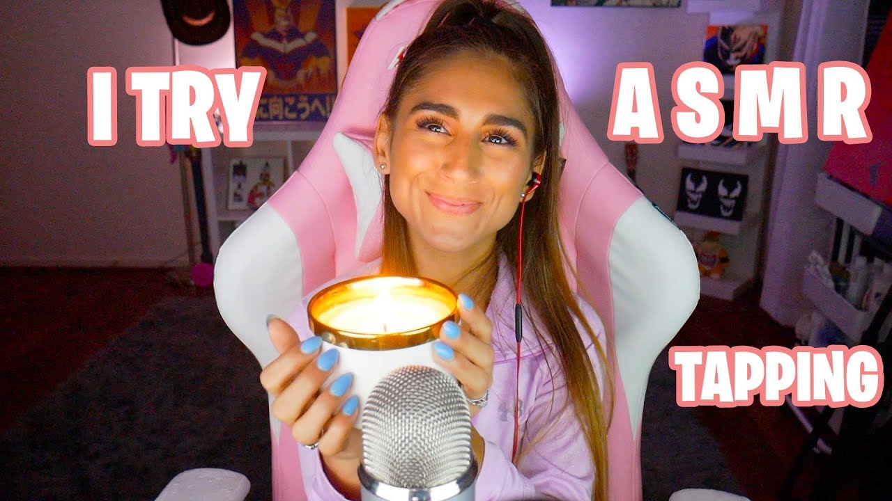 I Try ASMR For The FIRST TIME! | Tapping & Whispering