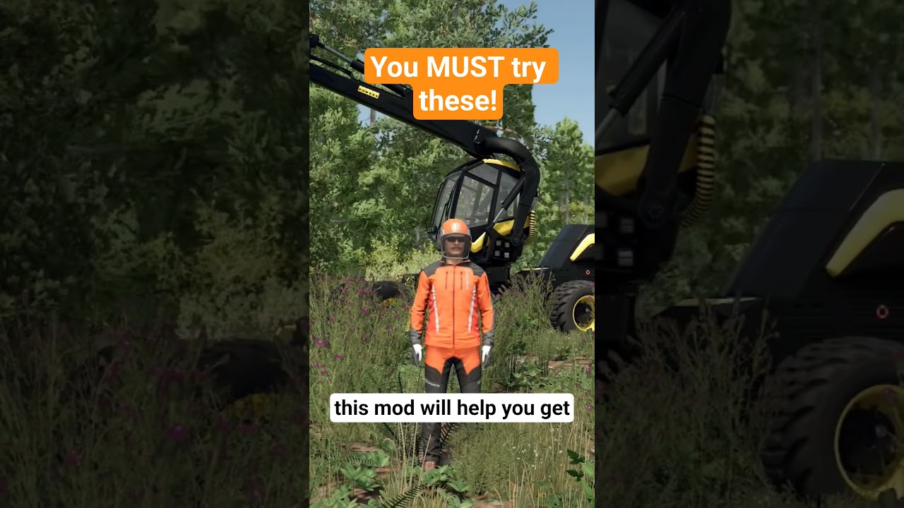 These mods will change the way you play the game! #farmingsimulator25 #farming #logging #gaming