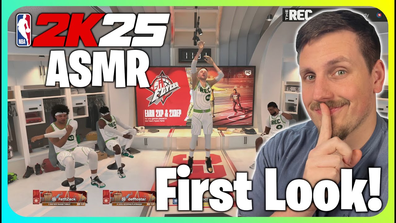 (ASMR) NBA 2K25 First Look Rec Gameplay!