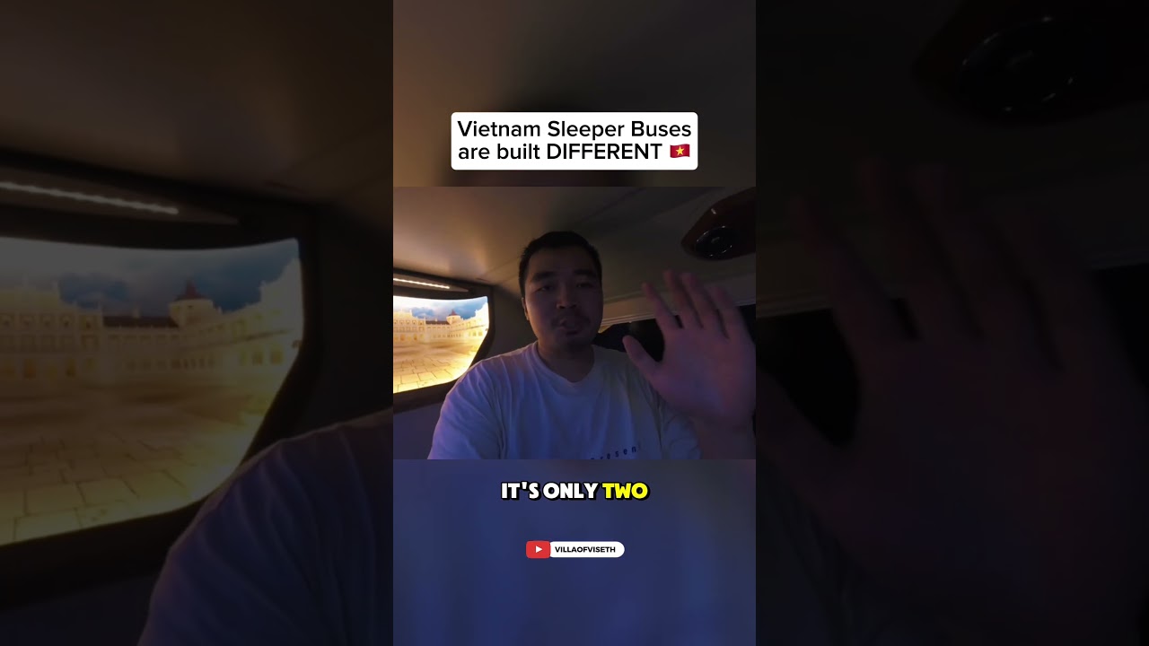 Роскошный вьетнамский спальный автобус! 🇻🇳 #вьетнам #путешествиеводиночку #путешествиепоюго-восто...