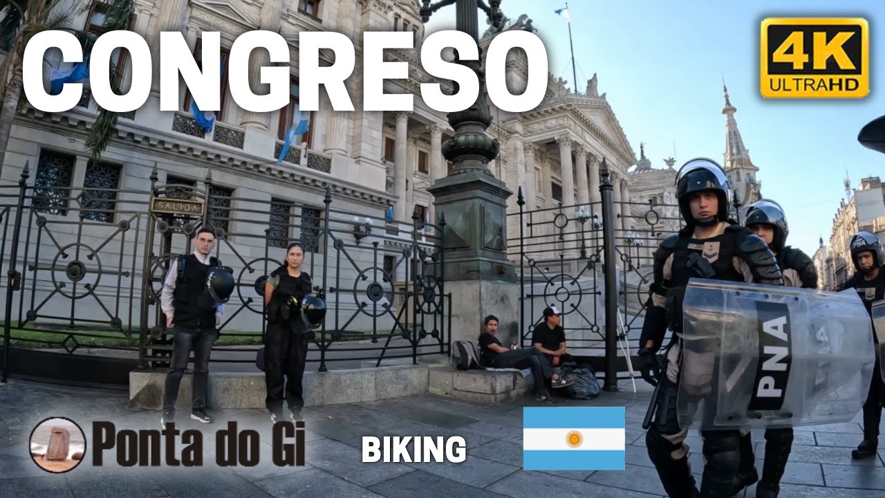 EL “BARRIO” DEL CONGRESO HOY en el año 2025 tour 4k virtual UHD CIUDAD de BUENOS AIRES - ARGENTINA