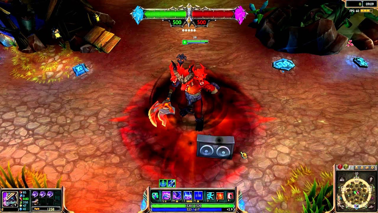 Full - Infernal Nasus League of Legends Skin Spotlight
