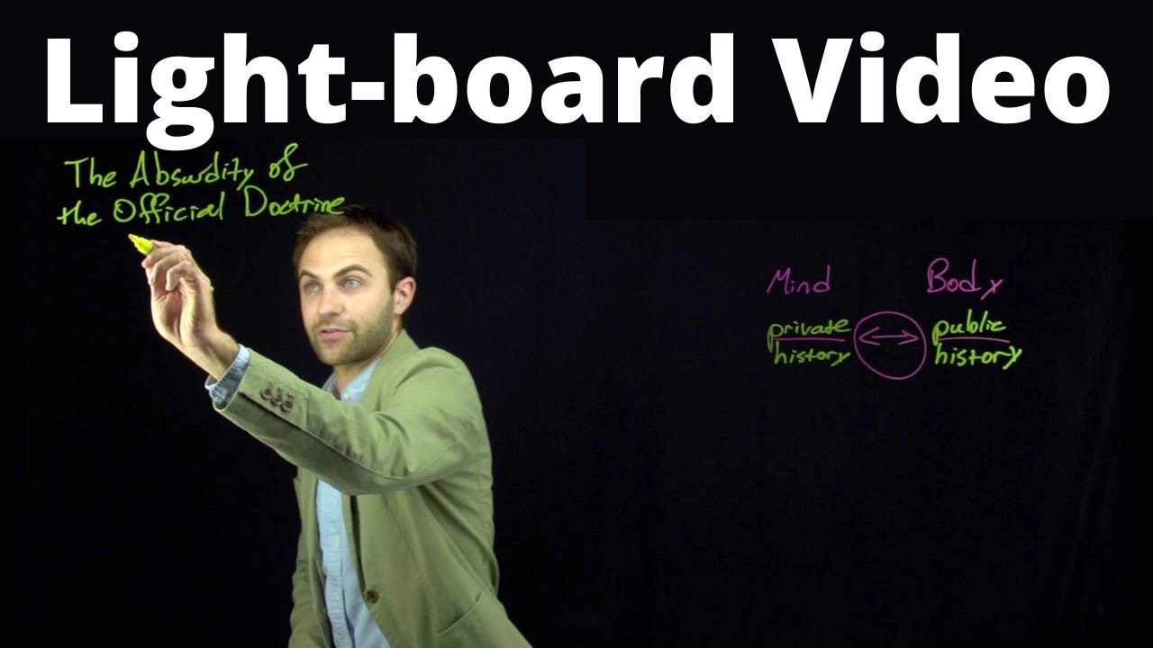 How this Lightboard Works