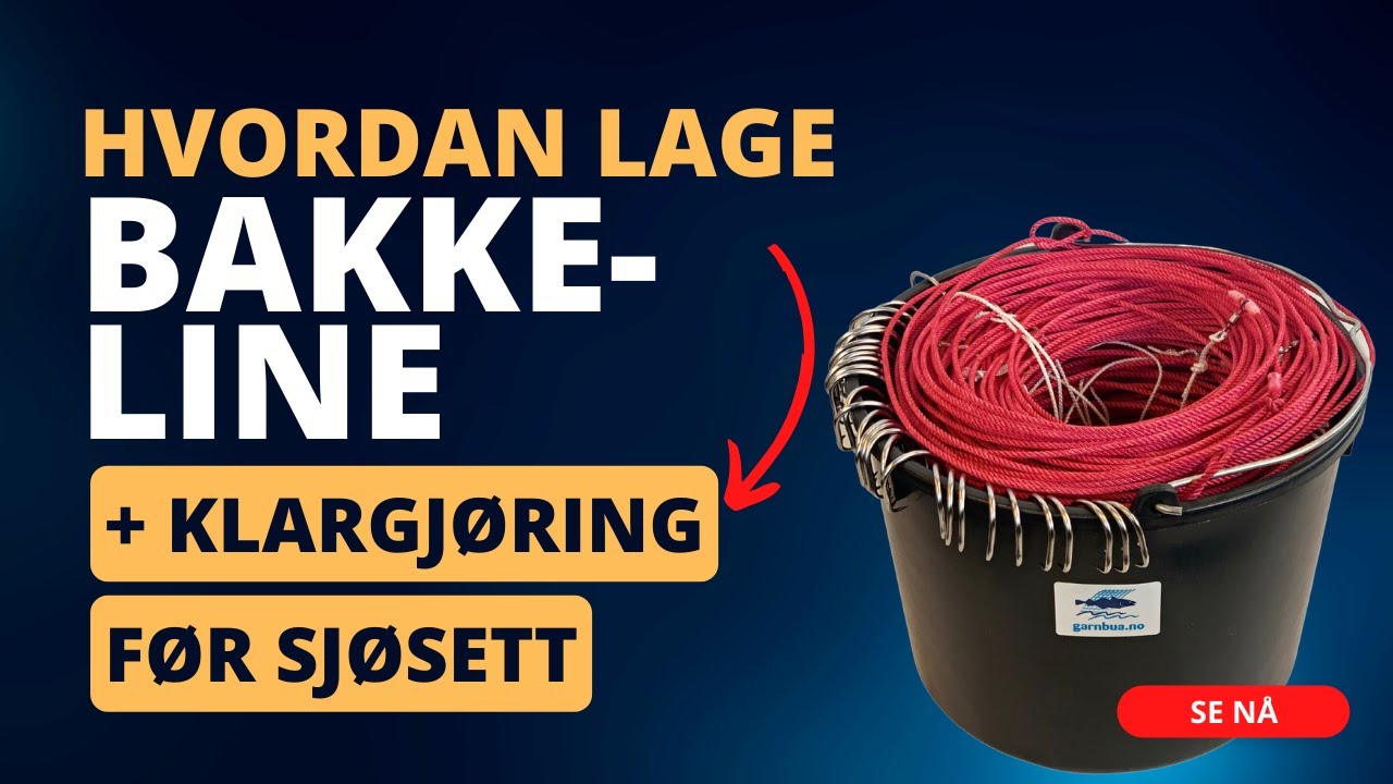 Slik lager du en fiskeline