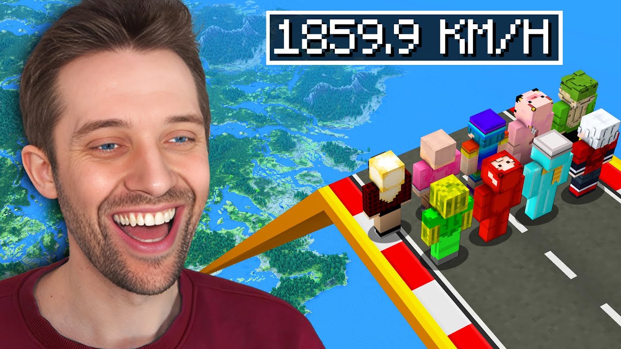 SPRING am WEITESTEN für OP AUSRÜSTUNG in Minecraft Freunde
