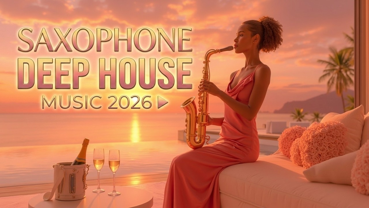 Smooth Deep House Sax Mix - Deep House Sax Lounge Music - Saxophone House Chill Vibes Gold