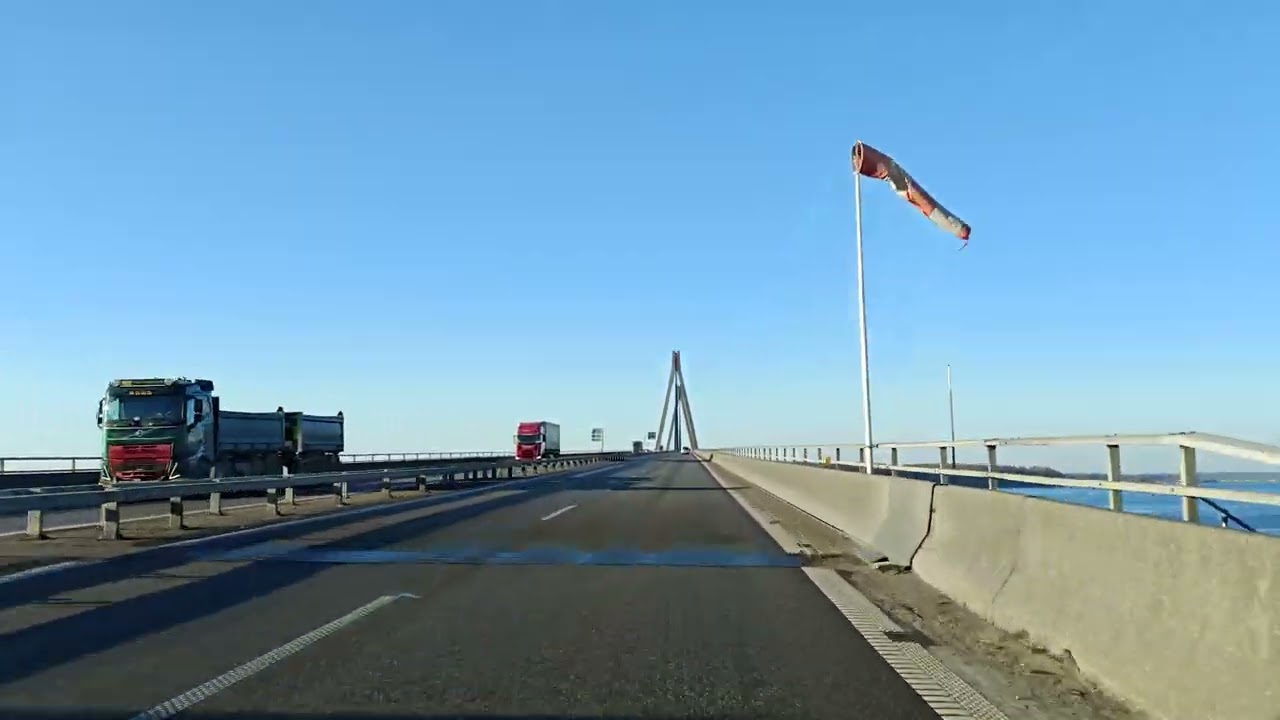 Quiet Countryside in Denmark – Day Drive. Bogø By to Nørre Alslev. 4K