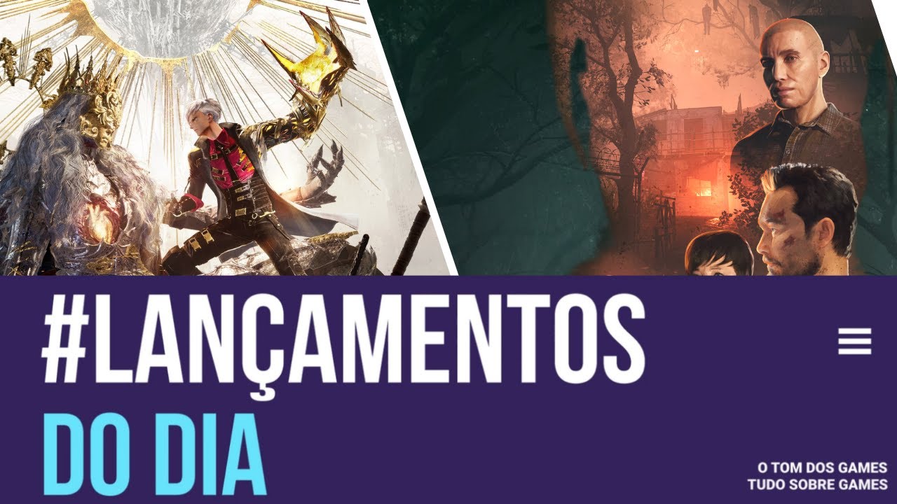 TERROR PSICOLÓGICO E RPG SOULSLIKE ANIME MARCAM OS LANÇAMENTOS DE HOJE!