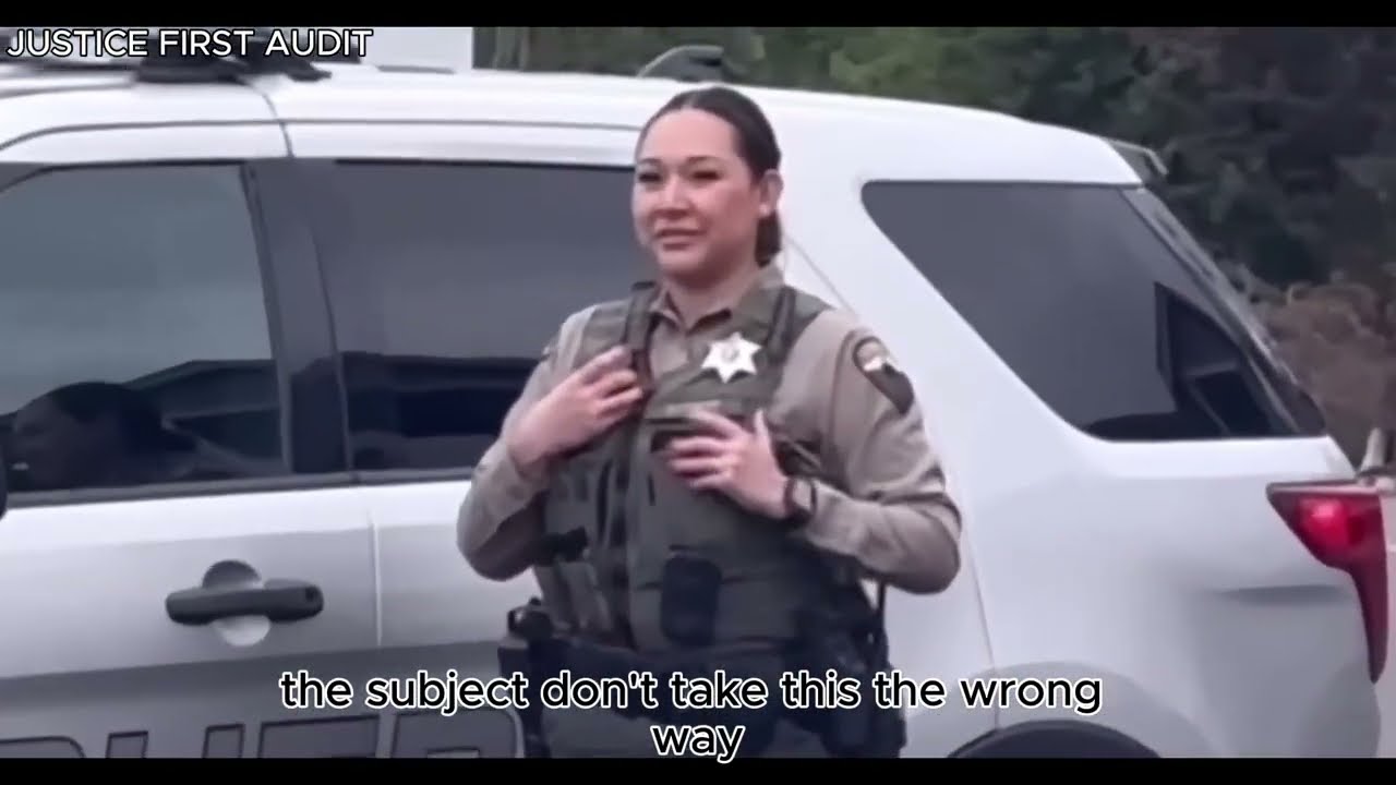 Female Cop DEMANDS ID for Filming Bank in Public — Then Calls Backup When It Backfires