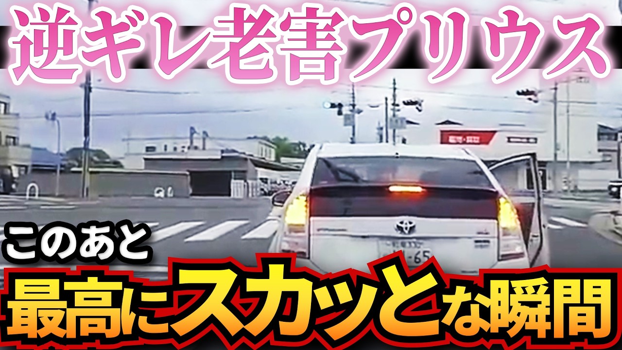 【ドラレコ】逆ギレ老害プリウスを全く相手にしなかった結果がざまぁwすぎる！衝撃ドラレコ映像51連発！迷惑運転まとめ【作業用】【交通安全、危険予知トレーニング】