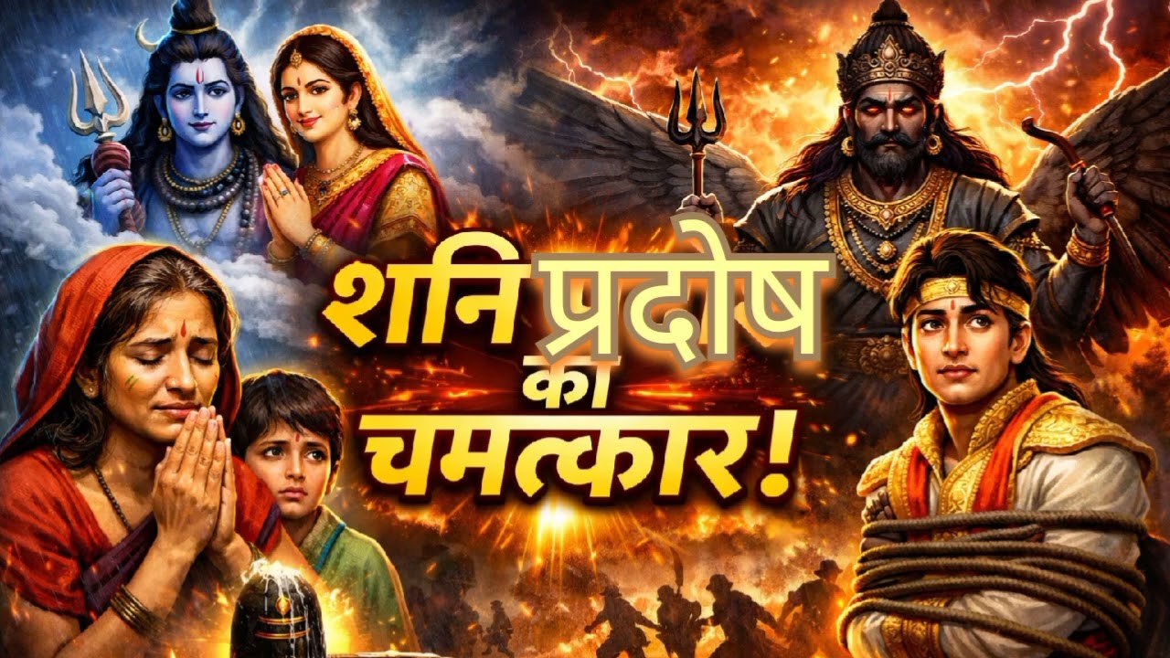 शनि प्रदोष व्रतकथा-शनि प्रदोष का चमत्कार-शनिवार त्रयोदशी कथा ! Shaniwar pradosh vrat .