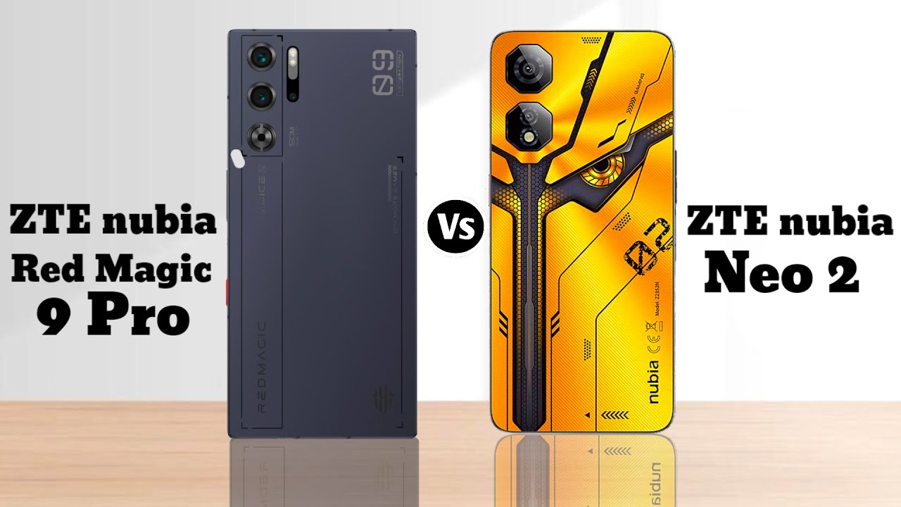 ZTE nubia Red Magic 9 Pro vs ZTE Nubia Neo 2 full comparison review technology features