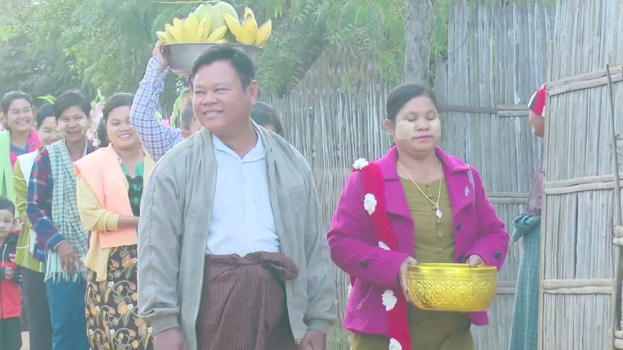 ဦးမင်းမင်းဇော် +ဒေါ်စိုးစိုးအေး - သား - မောင်ဟိန်းမင်းထက် မိသားစု သားရှင်ပြု အလှူတော်မင်္ဂလာ