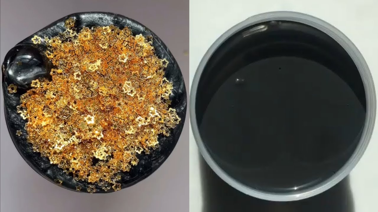 Best Ever Oddly Satisfying/ASMR/Calming/Relaxing Black slime compilation (REQUESTED)