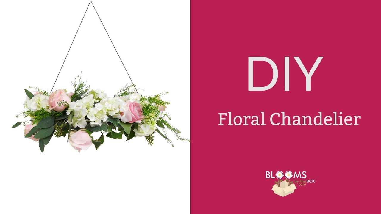 How To Make A DIY Floral Chandelier