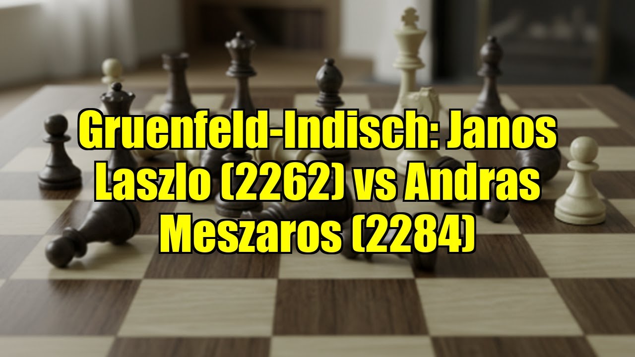 Gruenfeld-Indisch: Janos Laszlo (2262) vs Andras Meszaros (2284)