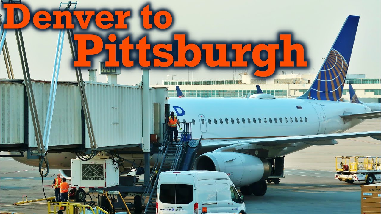 Full Flight: United Airlines A319 Denver to Pittsburgh (DEN-PIT)