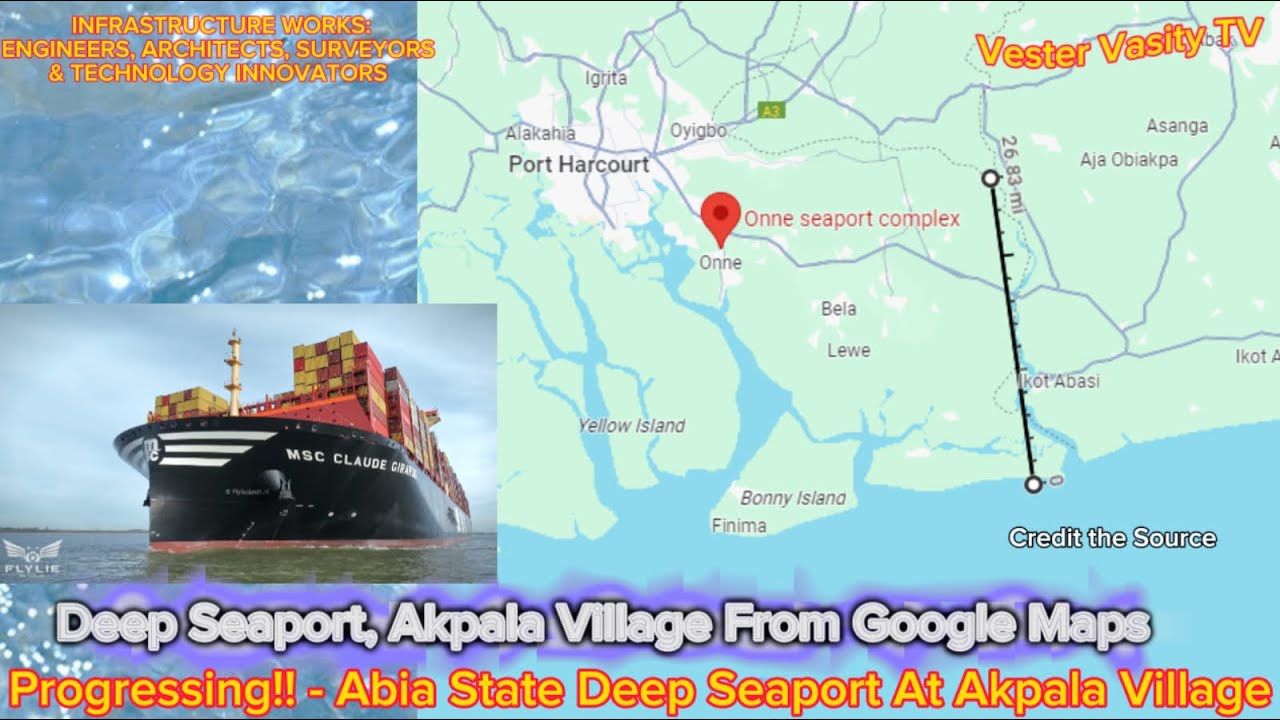 Progressing!! - Abia State Deep Seaport At Akpala village, Abia State, Nigeria