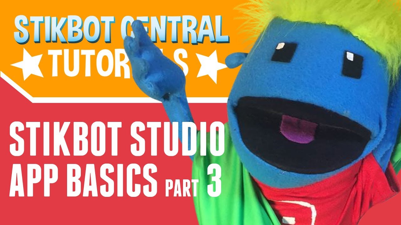 Stikbot Tutorials | How to use the GREEN SCREEN! (App Basics Part 3)