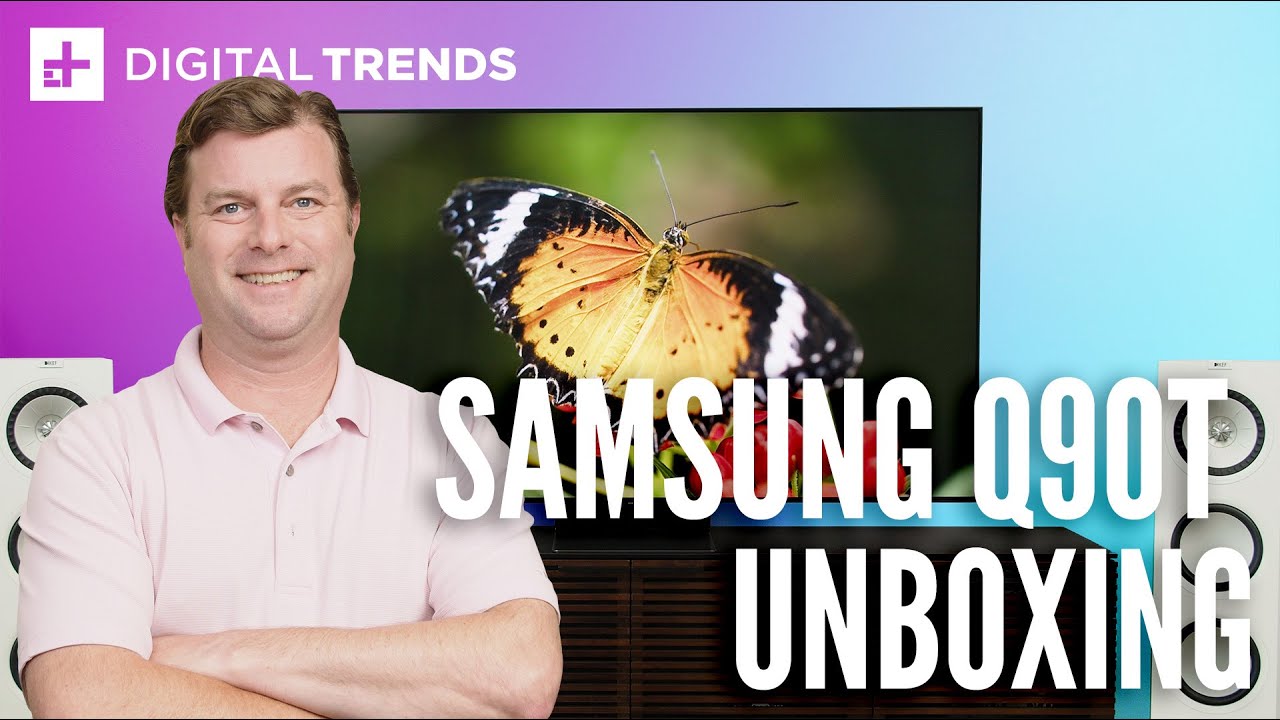 Распаковка, настройка, впечатления от телевизора Samsung Q90T QLED