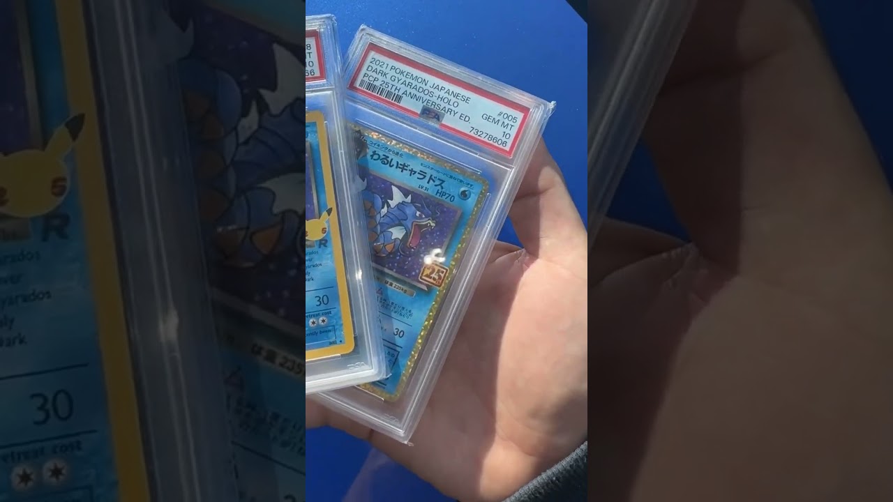 Dark Gyarados 25th Anniversary (En & JP) #pokemon #gyarados #darkgyarados