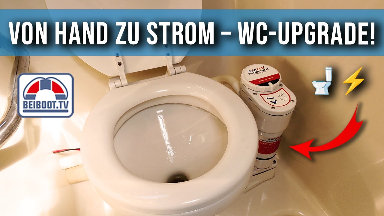 Manuelle Seewasser-Toilette auf elektrisch umrüsten – so geht’s! Jabsco zu Seaflo