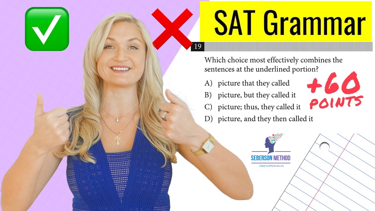 Combining Sentences  👉🏻👈🏻 Questions [ SAT Writing ]