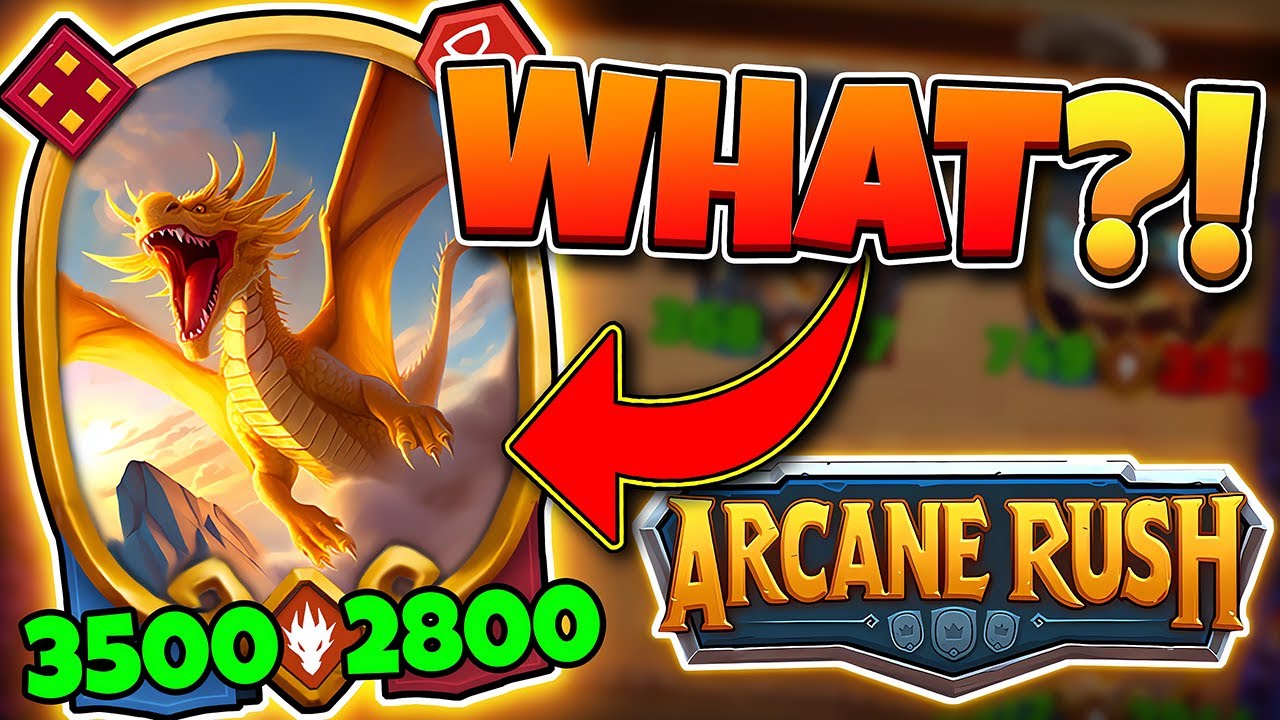 Crazy Dragon Scaling!! | ARCANE RUSH: Battlegrounds