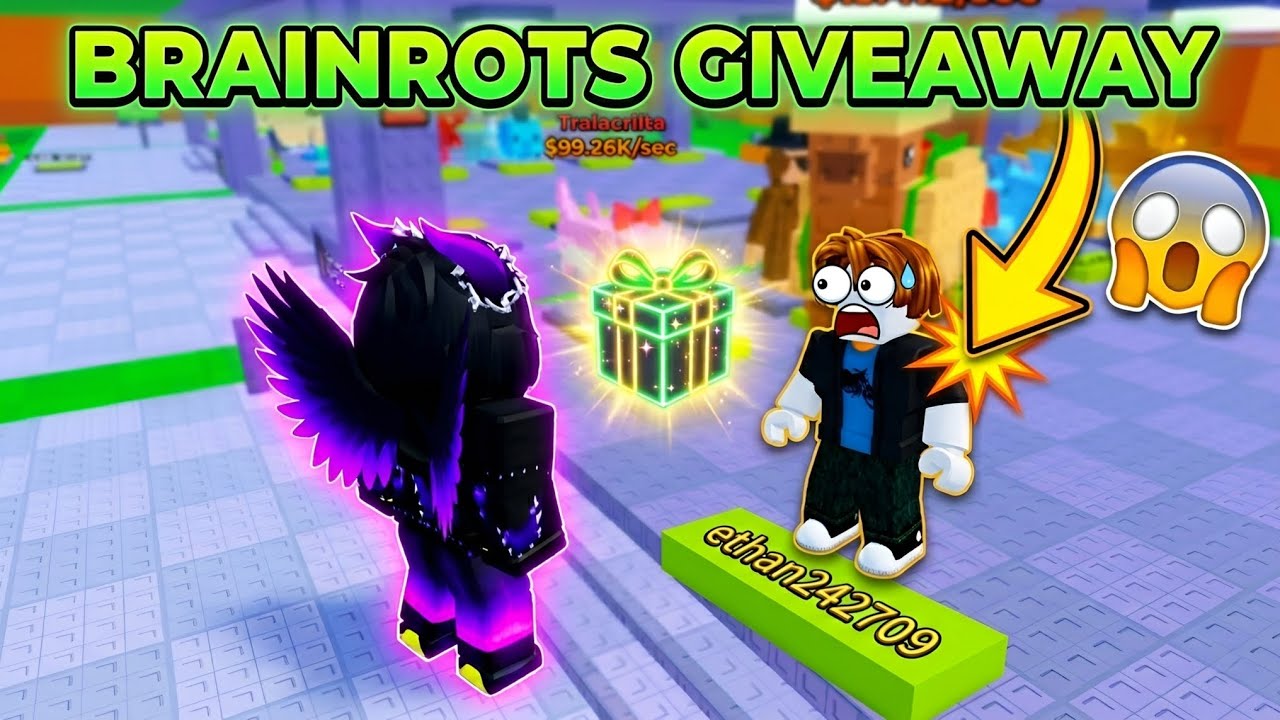 Giving FREE Brainrots to Random Players 😭❤️ | Grow Beanstalk for Brainrots Roblox